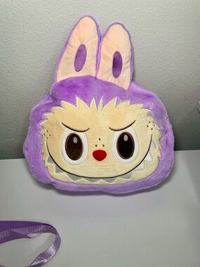 Plush Purple Monster Bubu backpack or shoulder bag